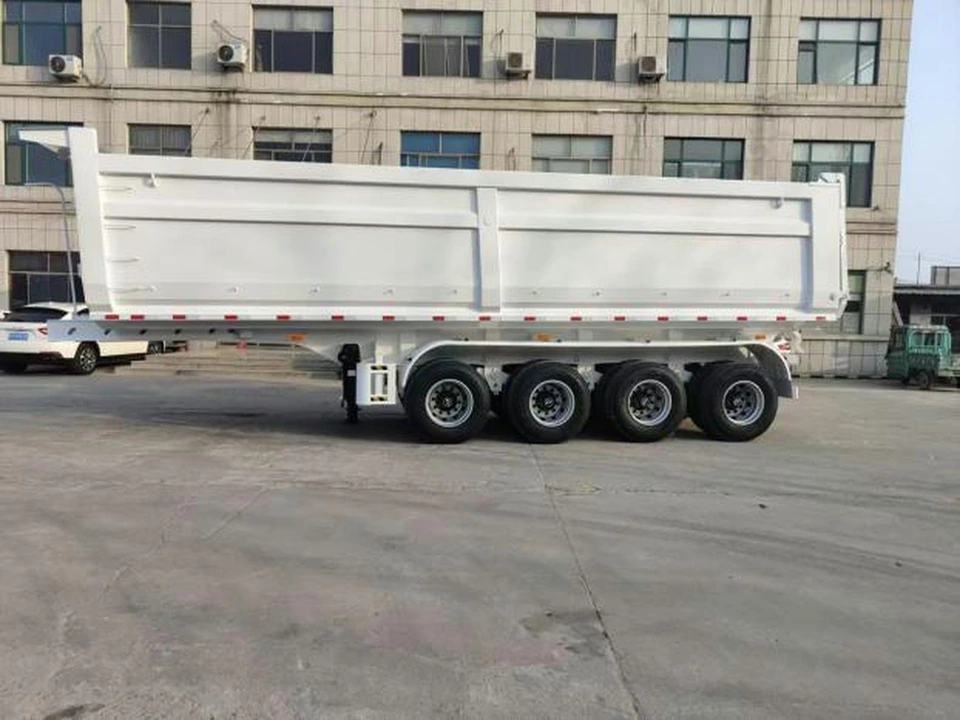  4-Axle U-Shaped Rear-Dump Semi-Trailer
